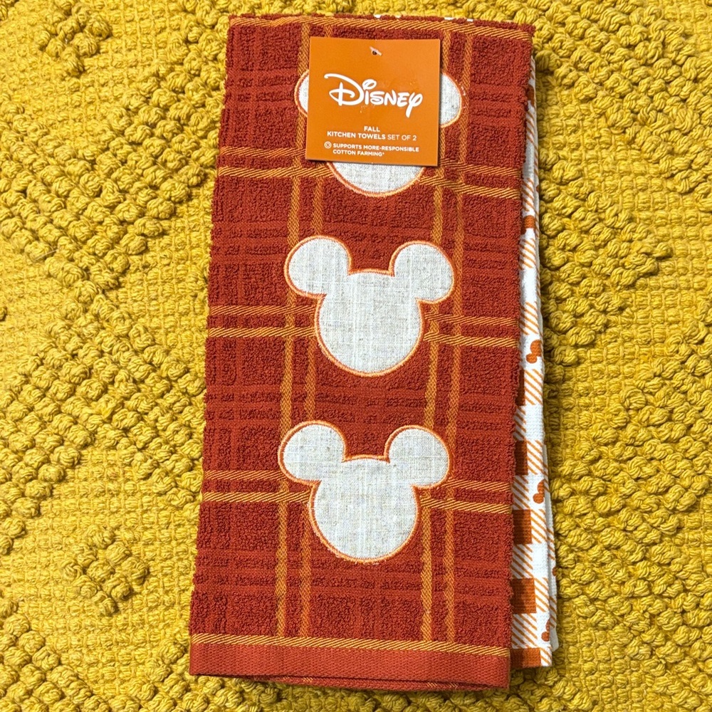 Disney Mickey Mouse Kitchens Towels - NWT (set of 2)
